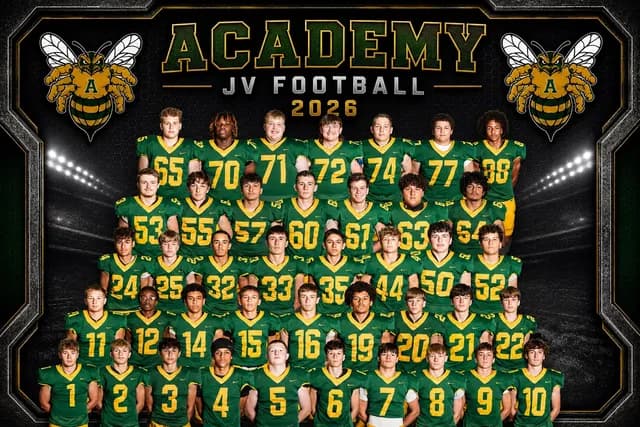 Junior Varsity Boys Football team photos cover