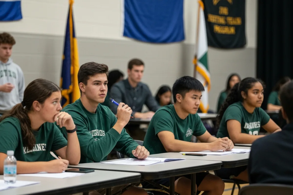 Debate Team - Competition 4 at Aerie Peak High School.