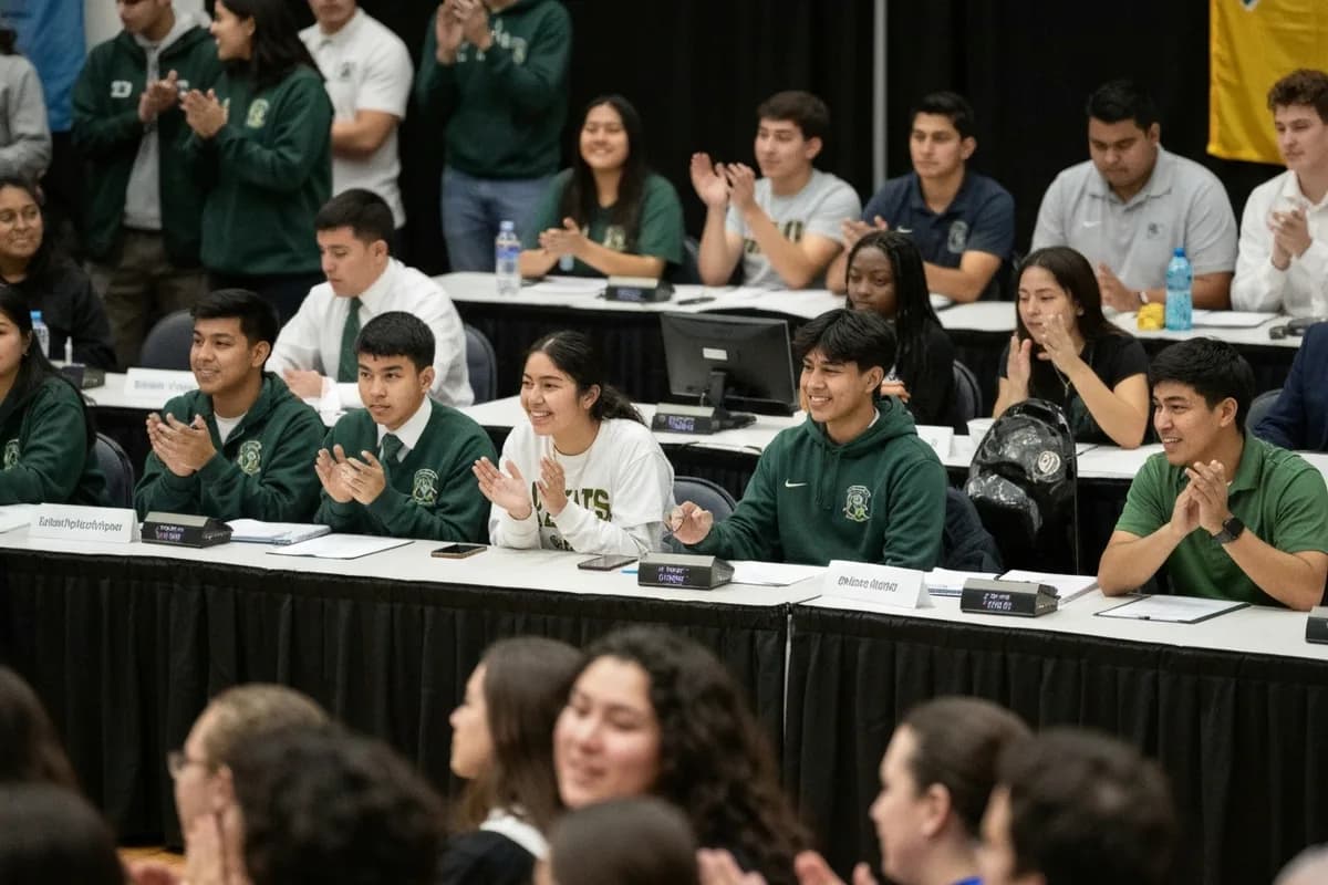 Math Team - Competition 4 at Aerie Peak High School.