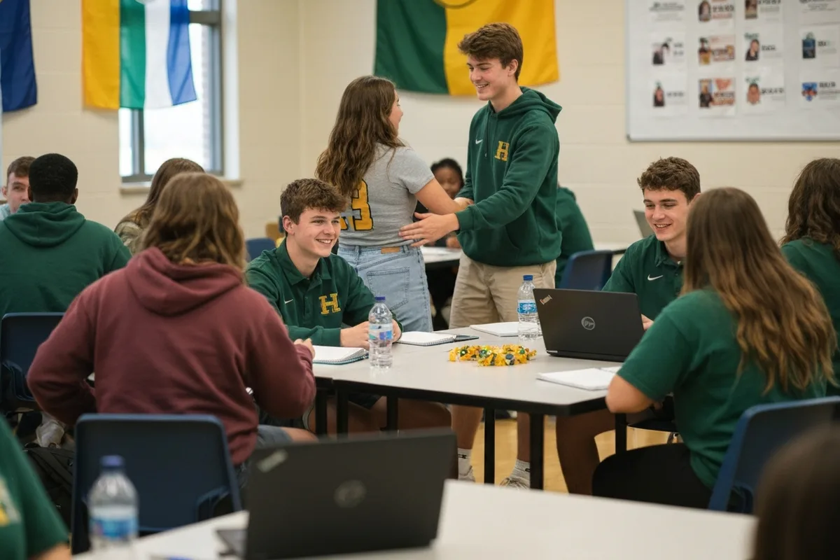Student Council - Meeting 1 at Aerie Peak High School.