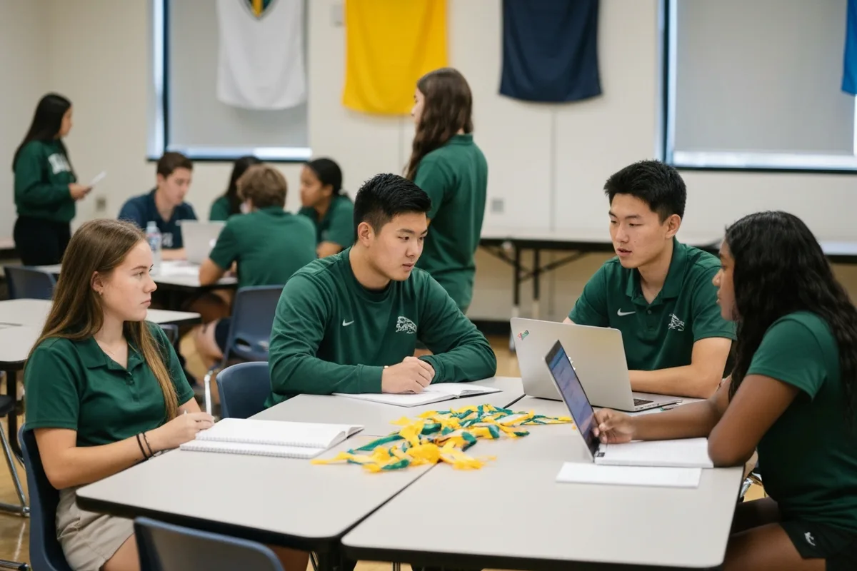 Debate Team - Meeting 1 at Aerie Peak High School.