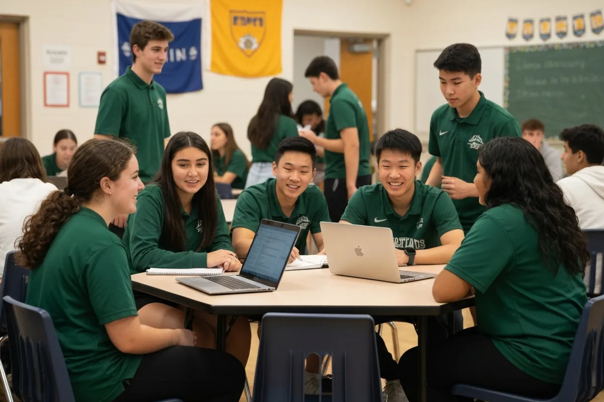 Debate Team - Meeting 1 at Aerie Peak High School.