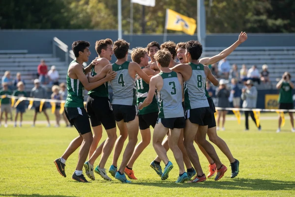 Photo 5 from Junior Varsity Boys Cross Country vs Ironwood Preparatory