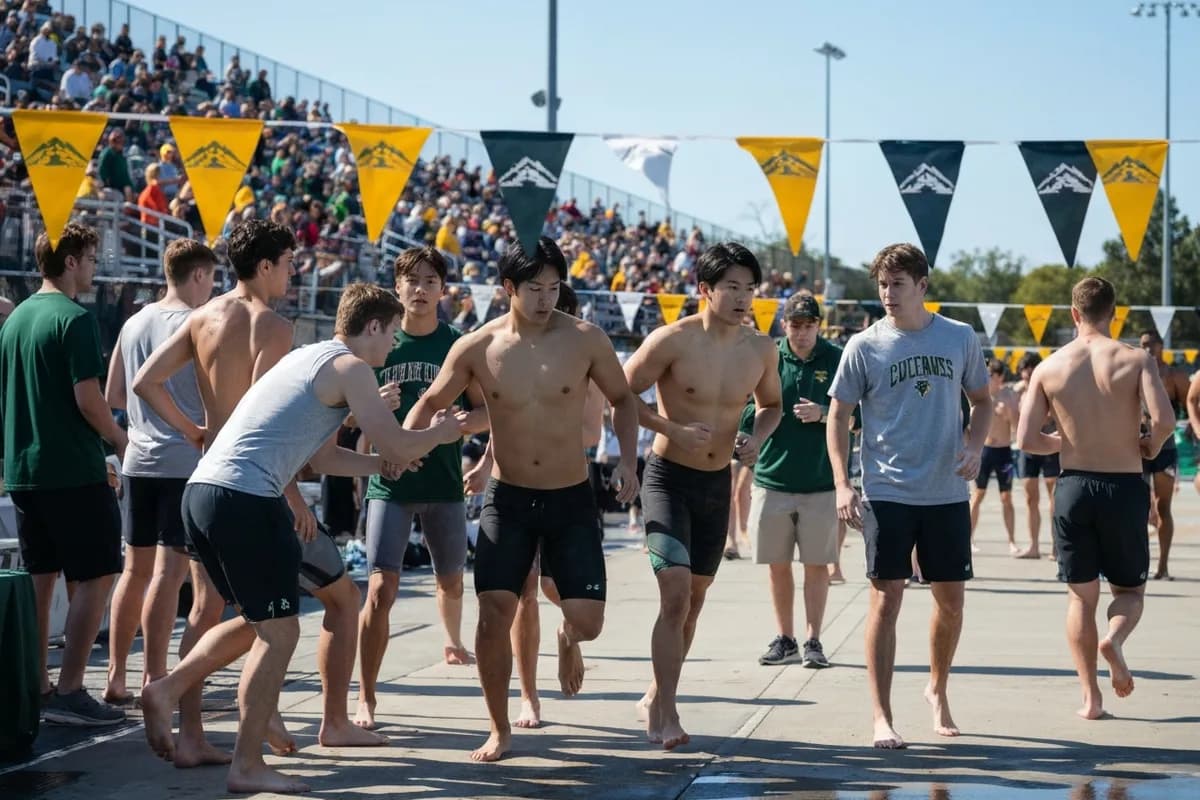 Photo 1 from Varsity Boys Swimming vs Ironwood Preparatory