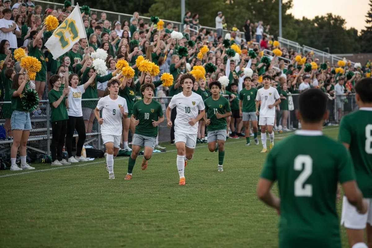 Photo 4 from Varsity Boys Soccer vs Canyon View High School