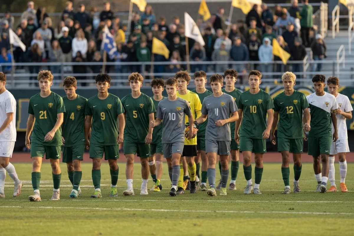 Photo 5 from Varsity Boys Soccer vs Canyon View High School