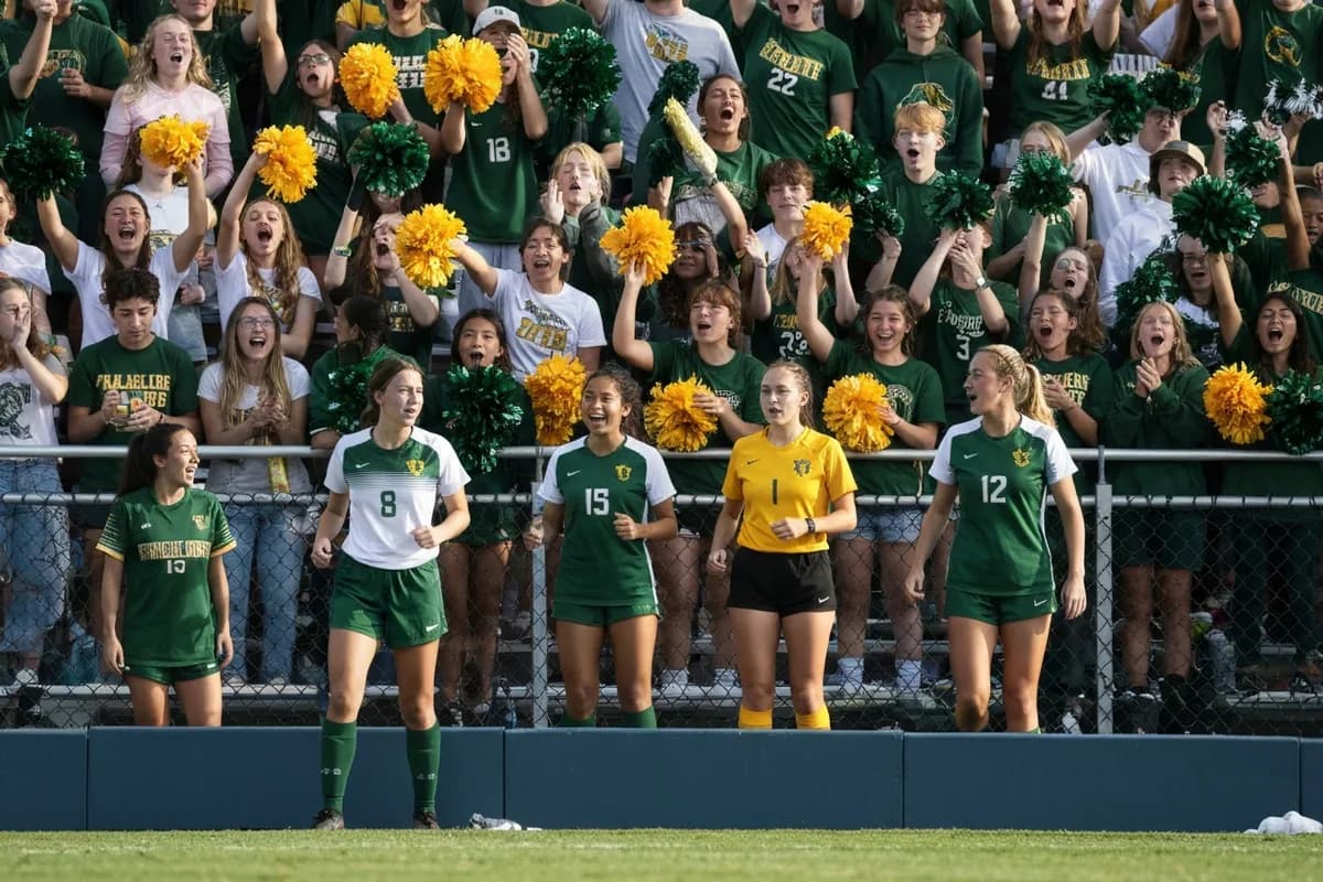 Photo 4 from Junior Varsity Girls Soccer vs Ridgeview High School