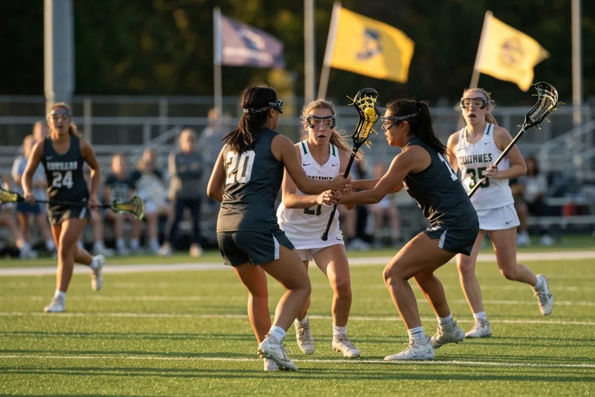 Varsity Girls Lacrosse vs Ironwood Preparatory.