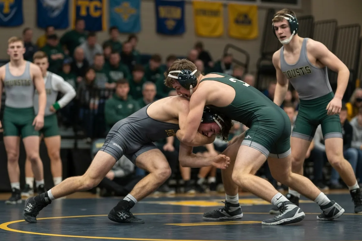 Photo 2 from Varsity Boys Wrestling vs Summit Valley High School