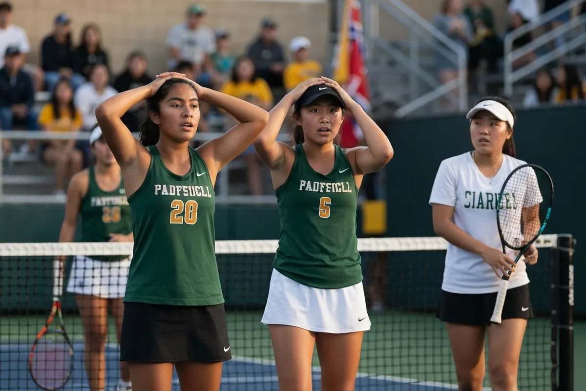 Photo 5 from Varsity Girls Tennis vs Crestwood High School