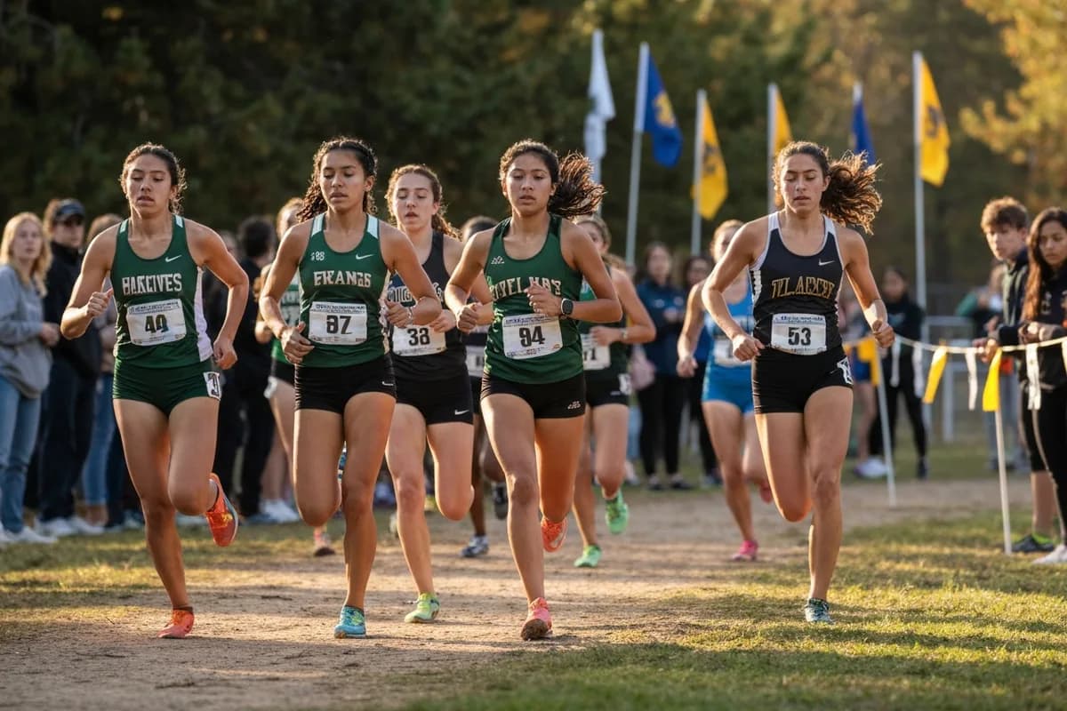 Photo 2 from Varsity Girls Cross Country vs Lake Travis High School