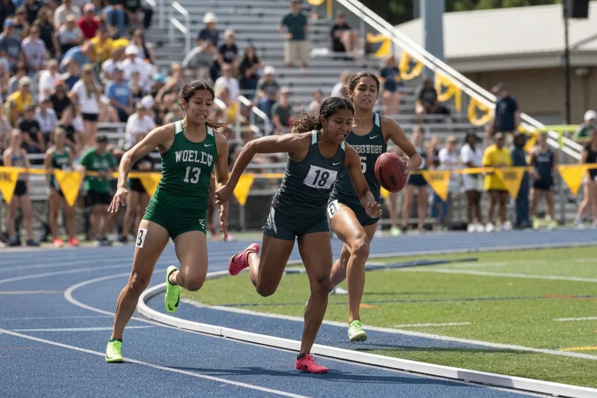 Junior Varsity Girls Track & Field vs Ridgeview High School.