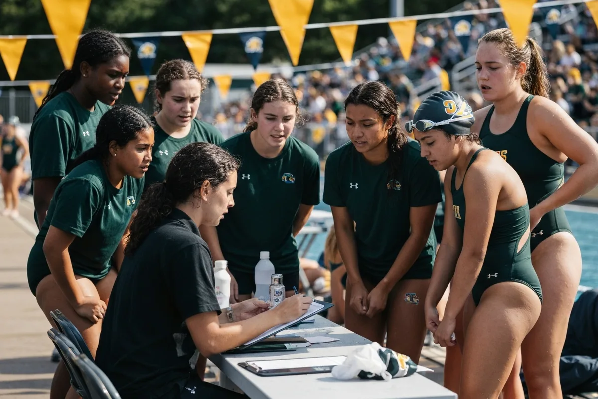 Photo 3 from Varsity Girls Swimming vs Cedar Ridge Academy