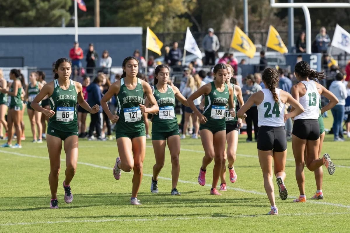 Photo 1 from Junior Varsity Girls Cross Country vs Crestwood High School