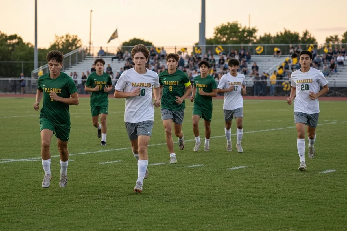 Photo 1 from Junior Varsity Boys Soccer vs Lone Star Preparatory