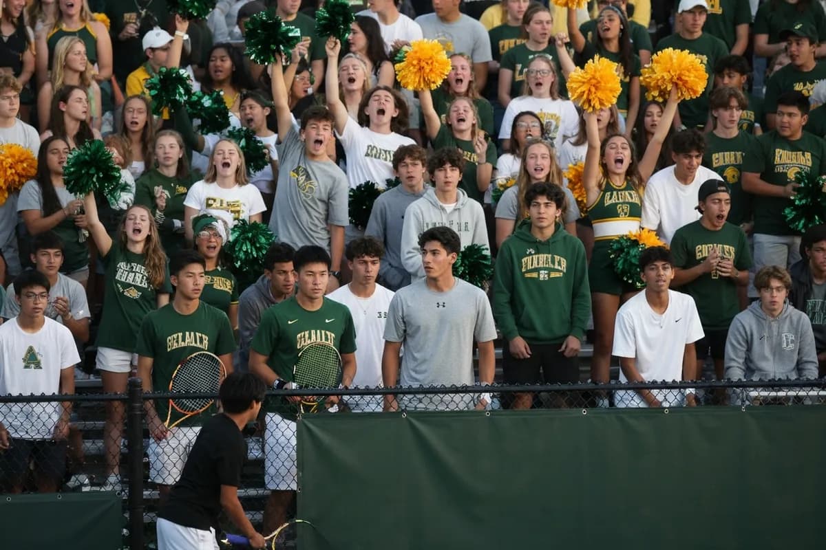 Photo 4 from Junior Varsity Boys Tennis vs Mesa Verde High School