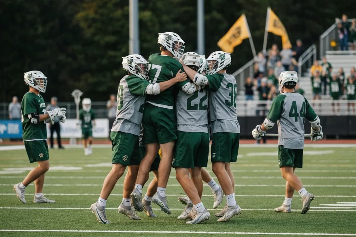 Photo 5 from Junior Varsity Boys Lacrosse vs Ridgeview High School