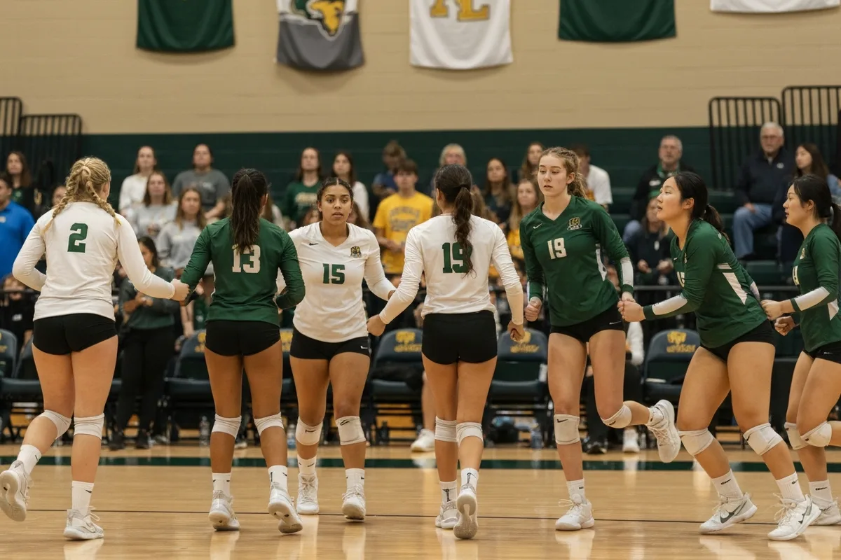 Junior Varsity Girls Volleyball vs Lake Travis High School at Peregrine Field.