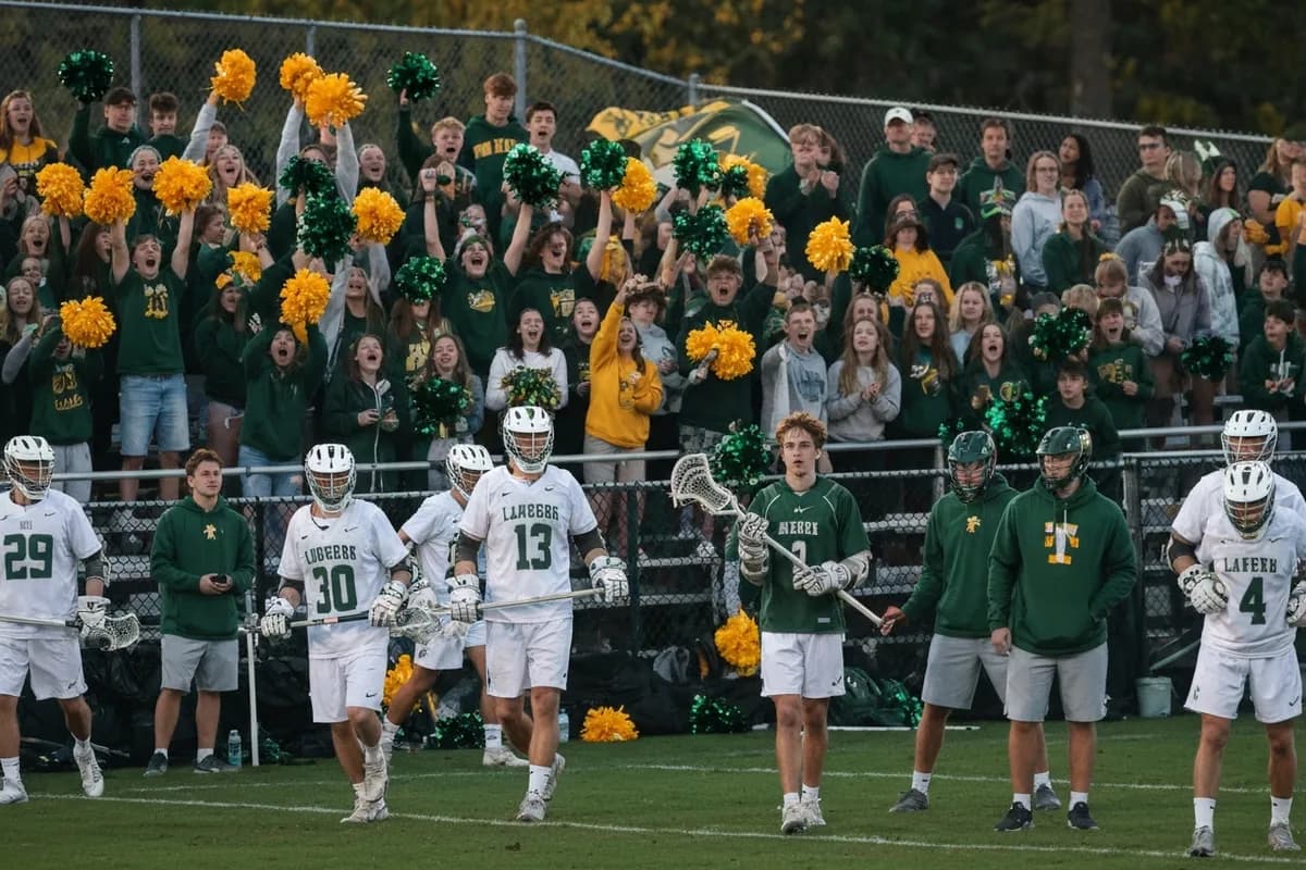 Varsity Boys Lacrosse vs Frontier High School.
