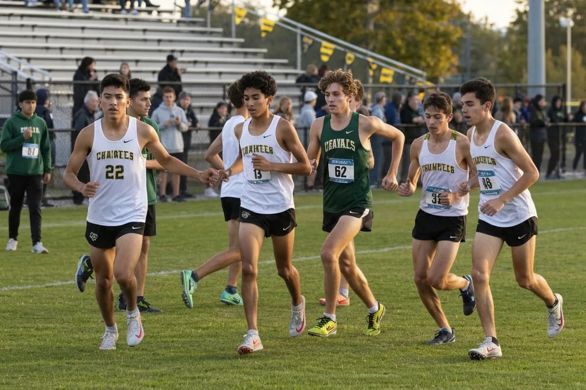 Photo 1 from Junior Varsity Boys Cross Country vs Frontier High School