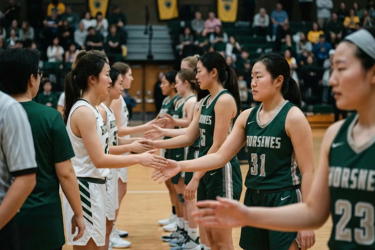 Photo 5 from Junior Varsity Girls Basketball vs Frontier High School