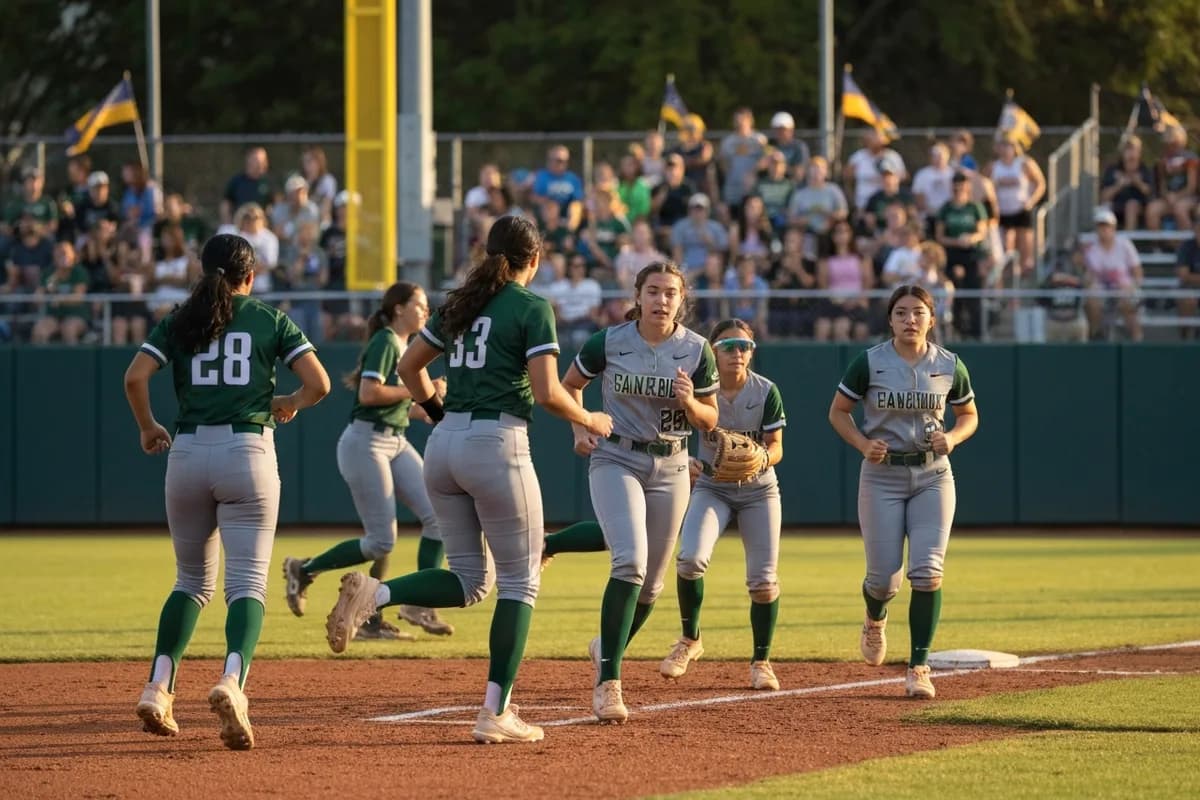 Junior Varsity Girls Softball vs Timber Creek High School at Peregrine Field.