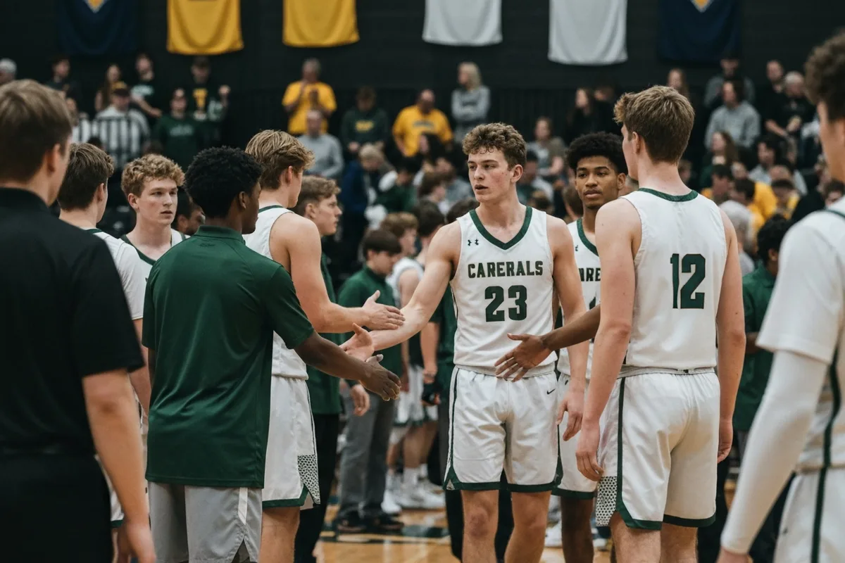 Photo 5 from Varsity Boys Basketball vs Heritage Academy