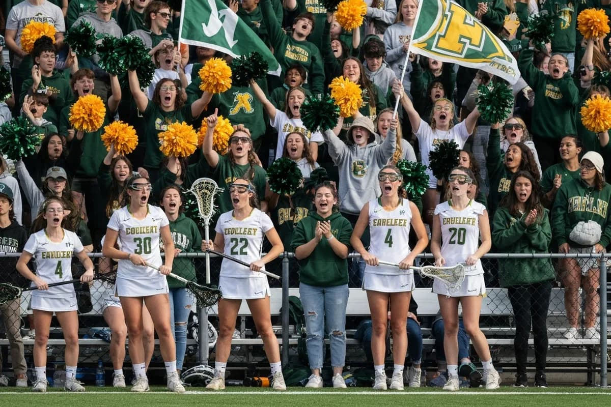 Varsity Girls Lacrosse vs Cedar Ridge Academy at Peregrine Field.