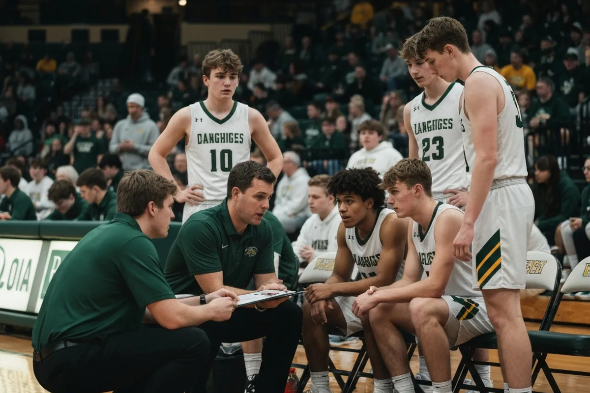 Photo 3 from Varsity Boys Basketball vs Lake Travis High School