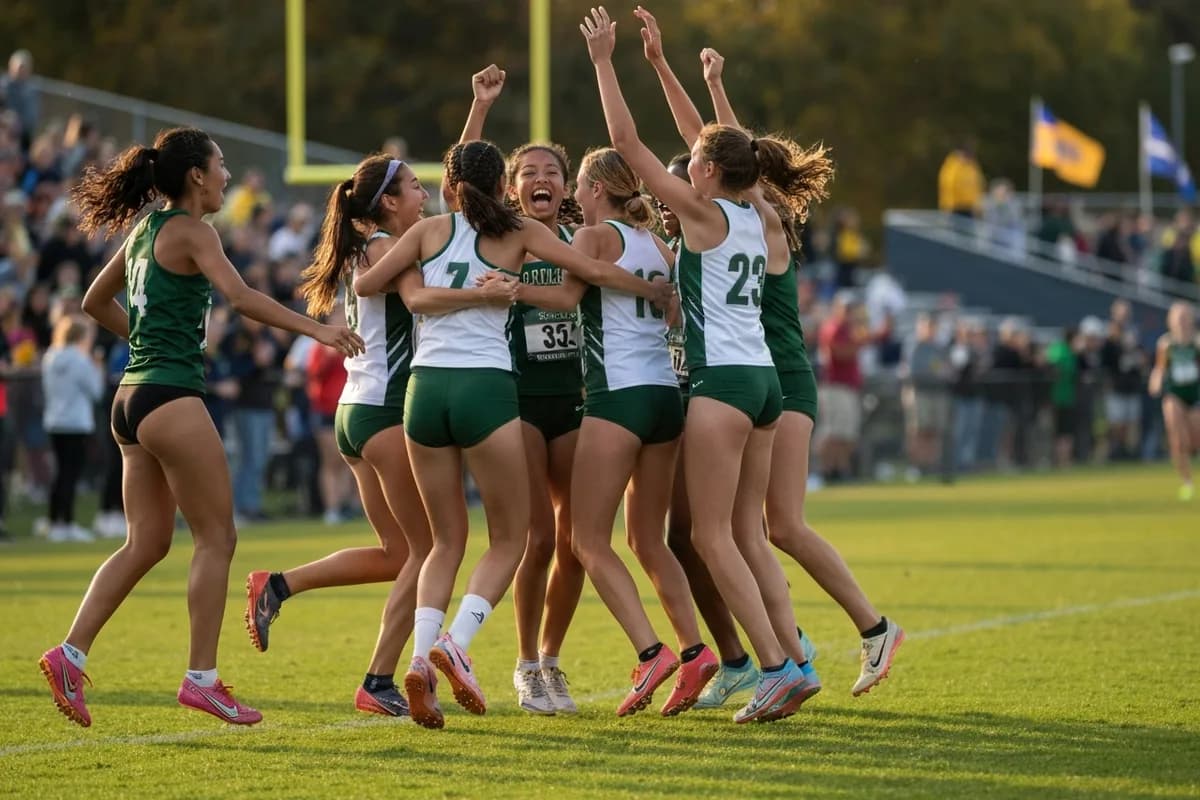 Photo 5 from Varsity Girls Cross Country vs Hawk Mountain Academy
