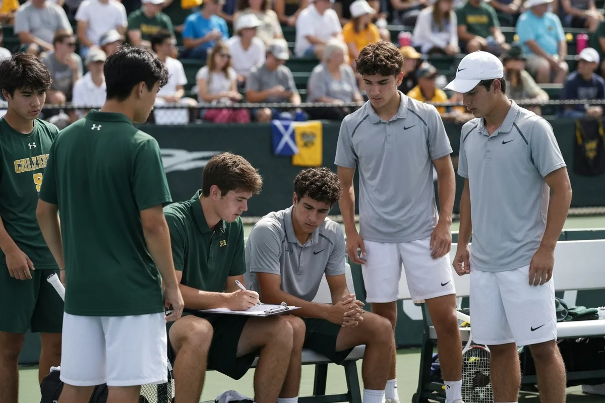 Photo 3 from Junior Varsity Boys Tennis vs Lake Travis High School