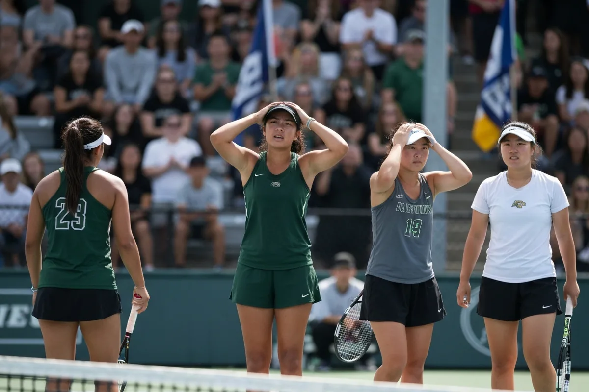 Photo 5 from Varsity Girls Tennis vs Northshore High School