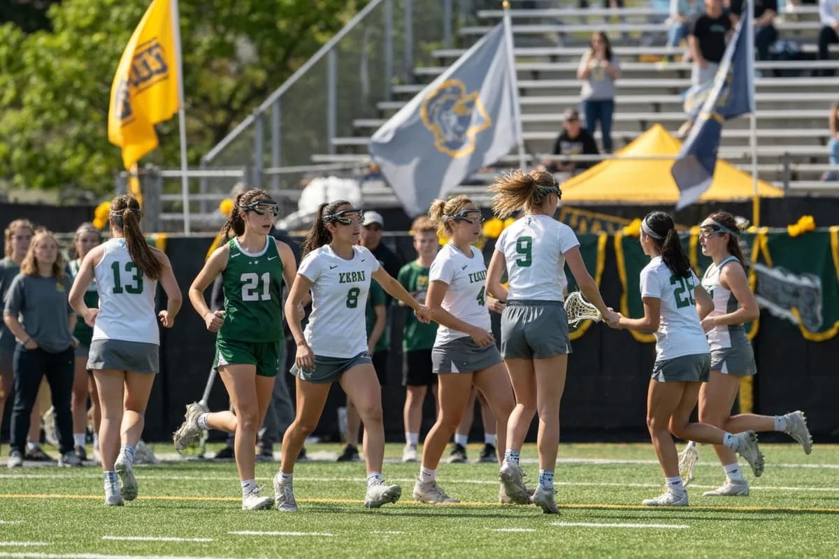 Varsity Girls Lacrosse vs Ironwood Preparatory at Peregrine Field.