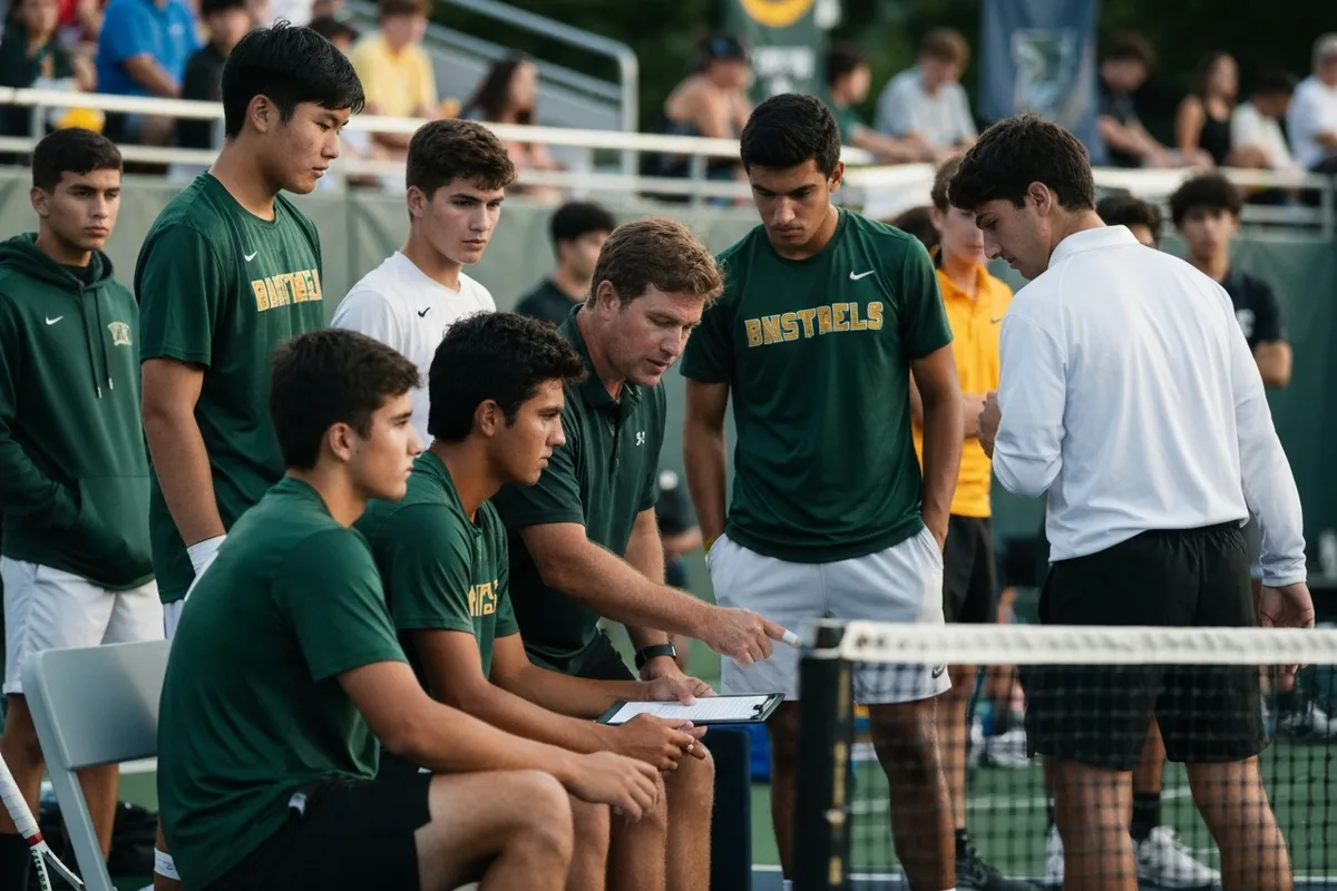 Photo 3 from Varsity Boys Tennis vs Mesa Verde High School