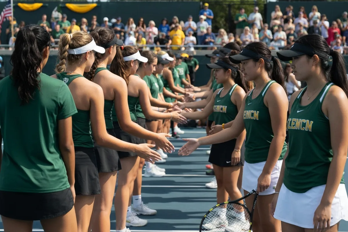 Photo 5 from Junior Varsity Girls Tennis vs Pinewood High School