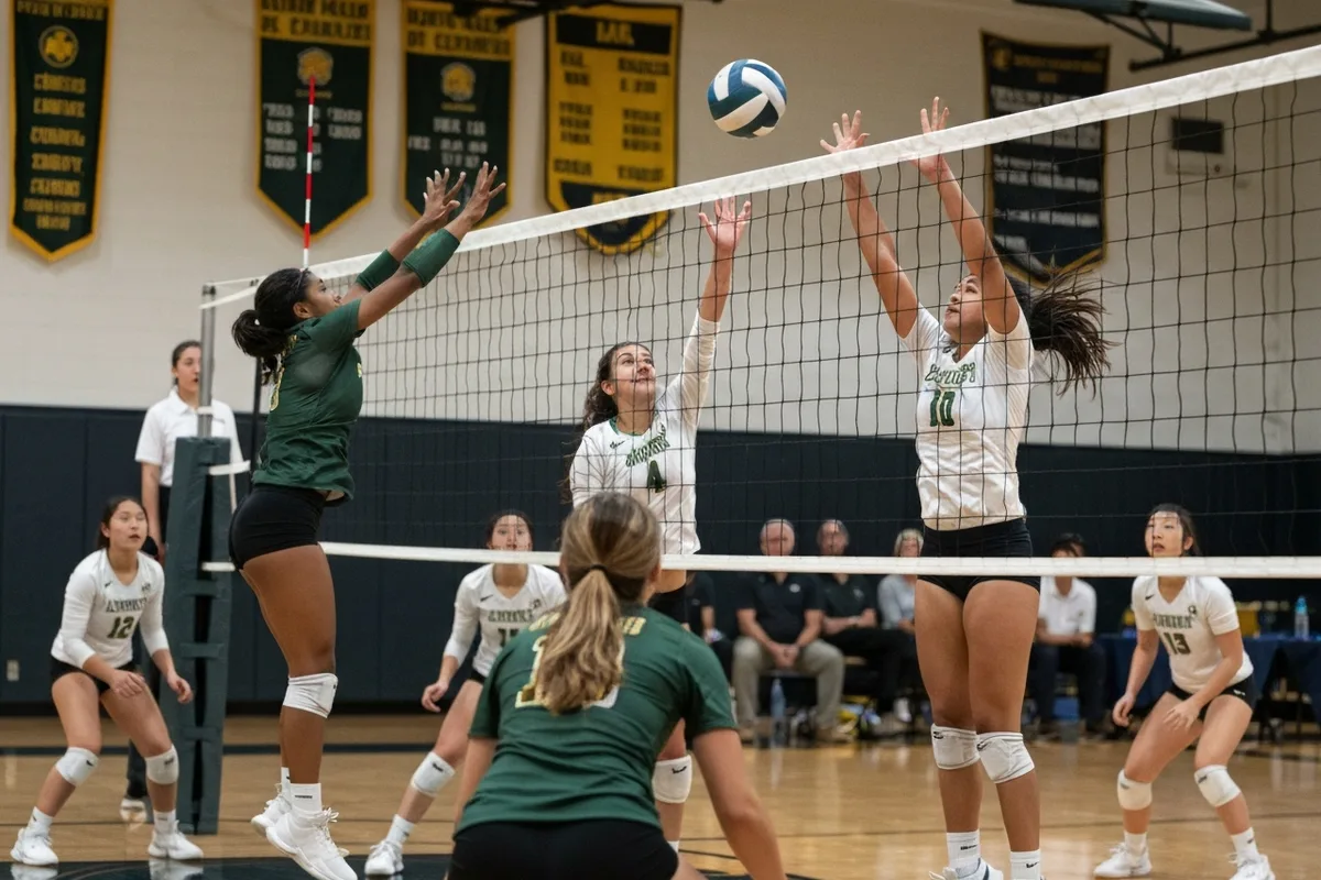 Photo 2 from Junior Varsity Girls Volleyball vs Crestwood High School