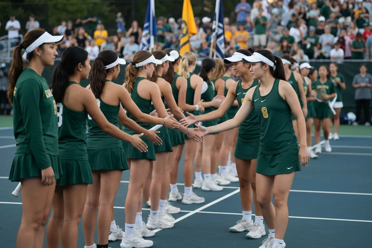 Photo 5 from Varsity Girls Tennis vs Frontier High School