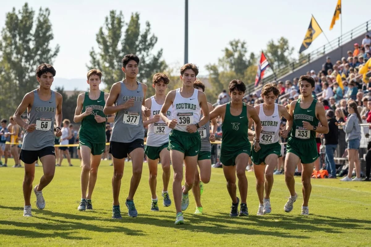 Photo 1 from Varsity Boys Cross Country vs Liberty Hill High School