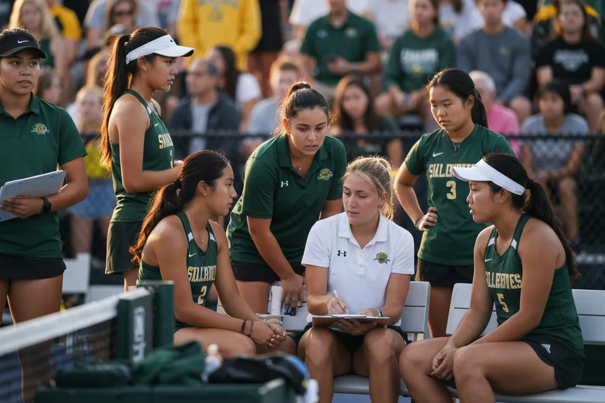 Photo 3 from Junior Varsity Girls Tennis vs Pinewood High School