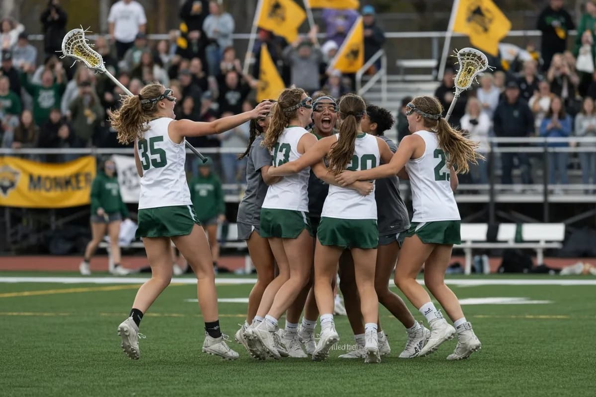 Junior Varsity Girls Lacrosse vs Frontier High School.