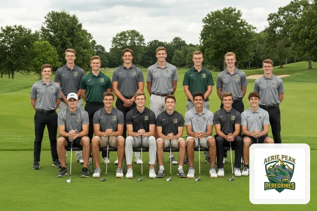 Golf team photo