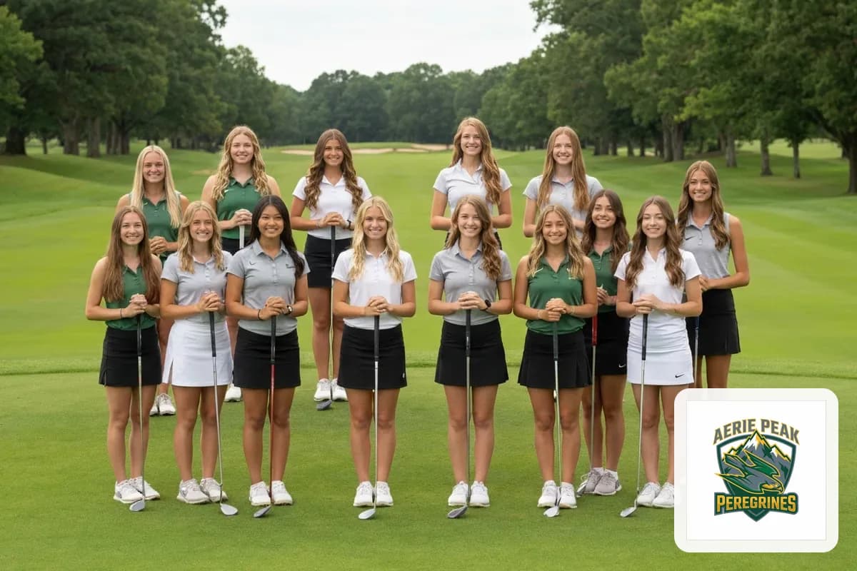 Golf team photo