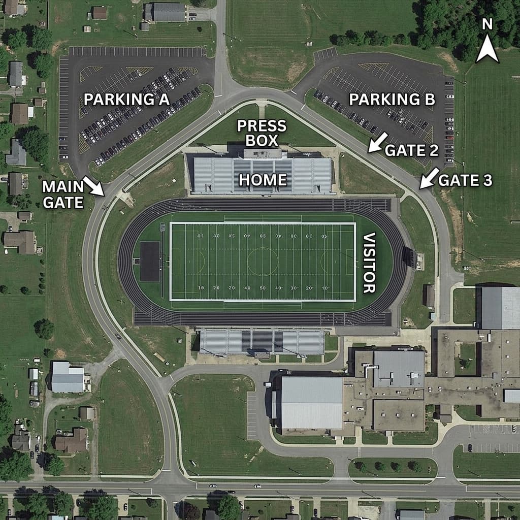 Peregrine Field venue map